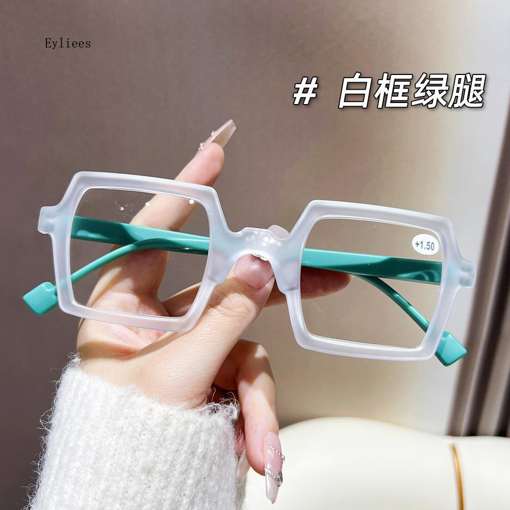 

New Sqaure Reading Glasses Frame Europe&America Women&Men Computer Eyeglasses Presbyopia Eyewear Unisex 0+1.0+1.5 ...+4.0 3.5