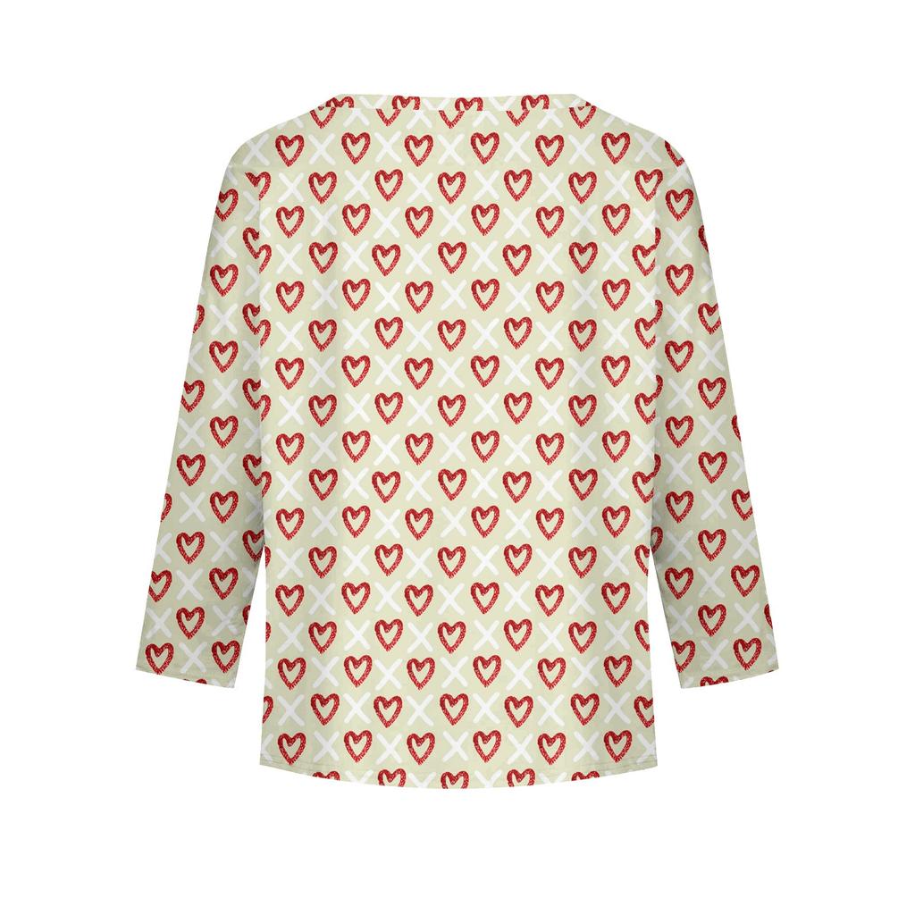 Girls Long Sleeve T Shirts Kids Fall Tops Crewneck Pattern Printed Basic Tees 5-14Y