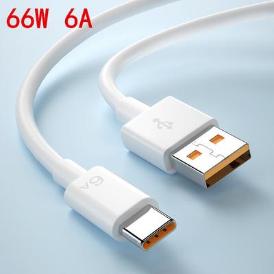 Phone Charger USB Cable 6A 65W Fast Charging Usb C Cable for Xiaomi Redmi Realme Samsung Mobile Phone Accessories Type C Cable