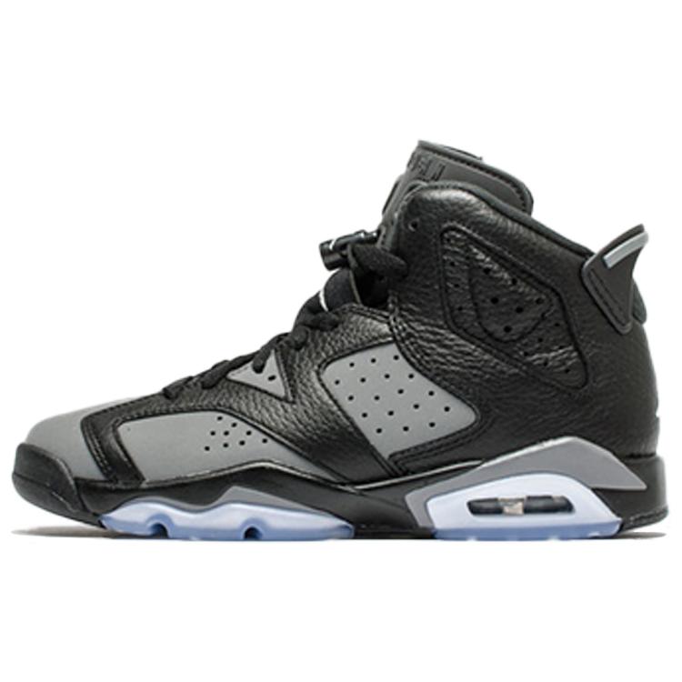 Jordan 6 Retro Black Cool Grey GS 384665-010 38