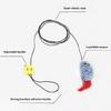 2Pcs Door Mounted Cats Play Toy Mouse Elastic Mouse Toy with Squeaker Door Hanging Plush Teaser Toy for Pet Entertainment