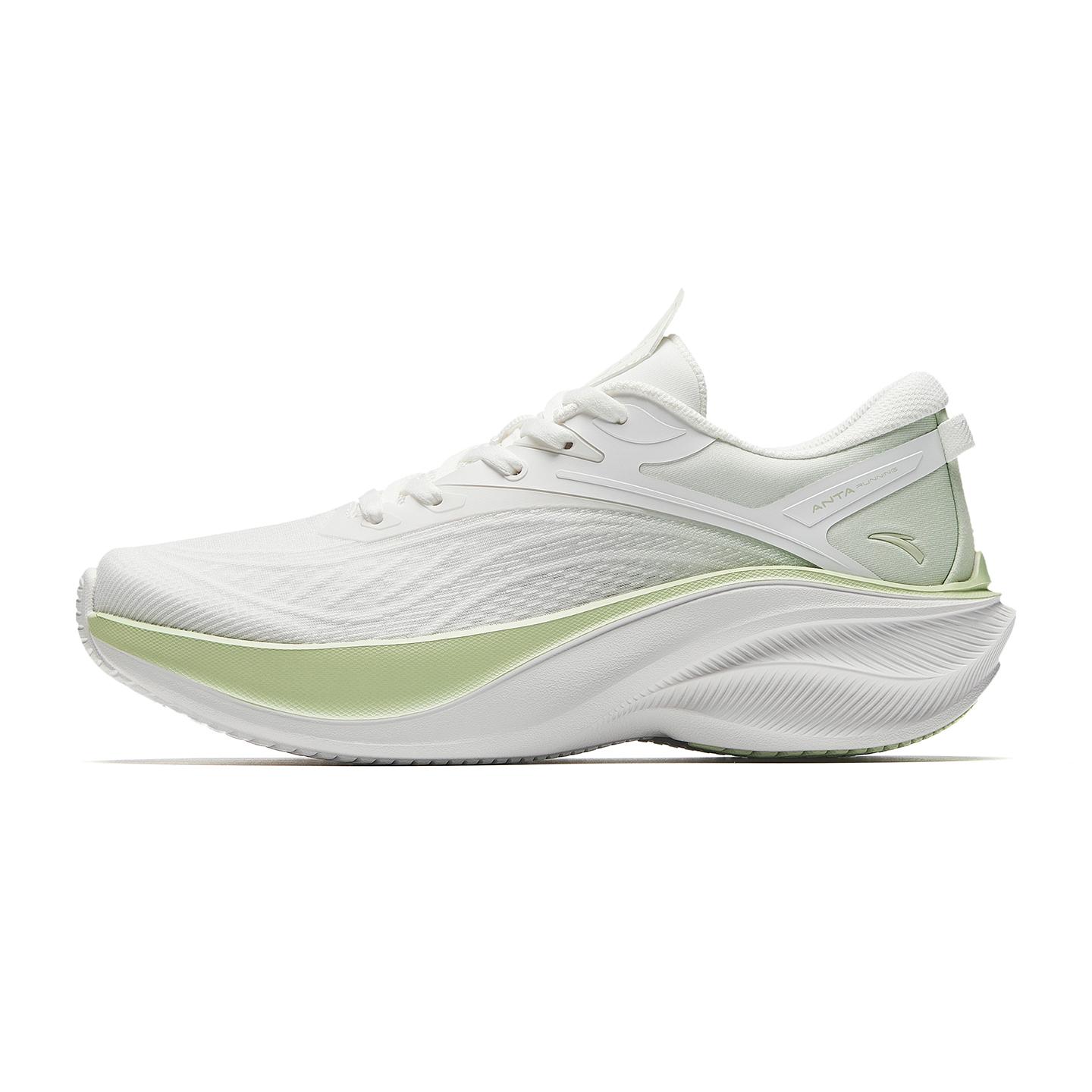 

Anta Leaf 5.0 Comfortable Shock Absorbing Durable Lightweight Running Shoes Kids sneaker White Green 922625528-1 40