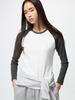 Uniqlo SofT Lip Crewneck T  Long Sleeve  Color Block