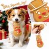 Christmas Pet Vocal Toys, Bite-resistant Latex Dog Toys, Self-hey, Relieve Boredom, Bite-resistant Dog Supplies-snowman