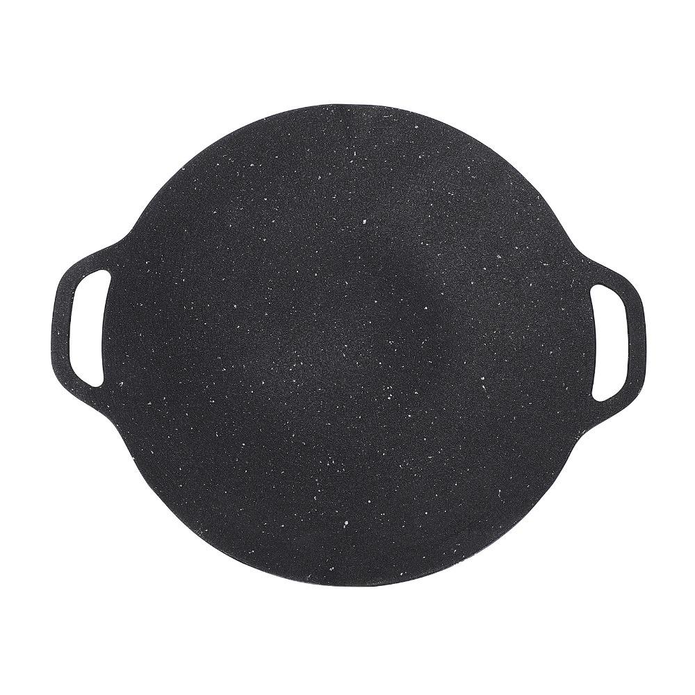Aluminum Alloy Korean Grill Pan Nonstick Barbecue Pan Portable BBQ Grill Pan Home Cooking