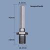 Electric to Water Drill Converter Rod - Impact Joint Extension Adapter