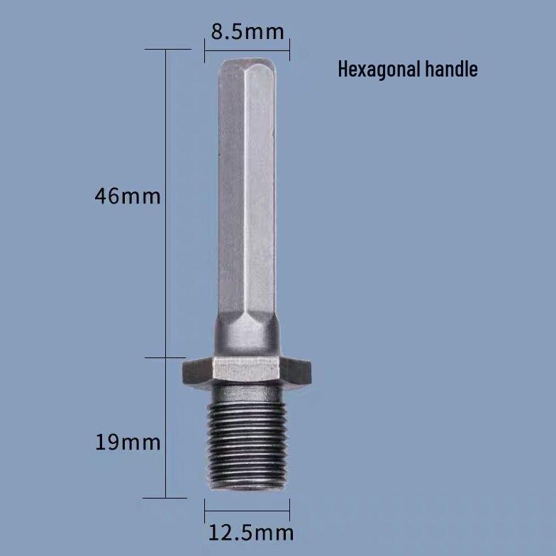Electric to Water Drill Converter Rod - Impact Joint Extension Adapter