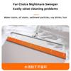 Household Big Clean Brush Head 180 ° Rotating Silicone Wipers Toilet Floor Wiper Household Dust-free Brooms With Stainless Steel