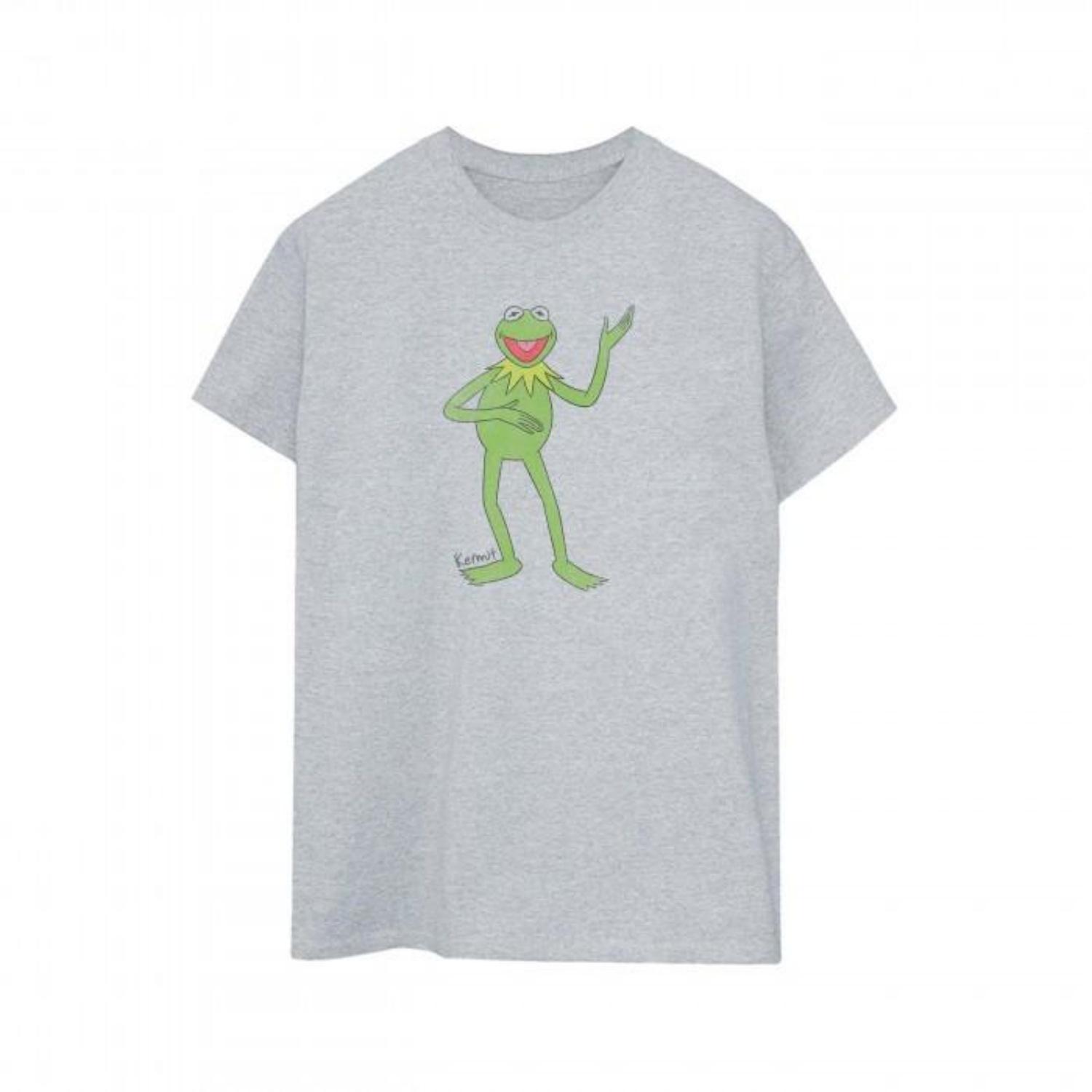 The Muppets Mens Classic Kermit Heather T-Shirt S чёрный