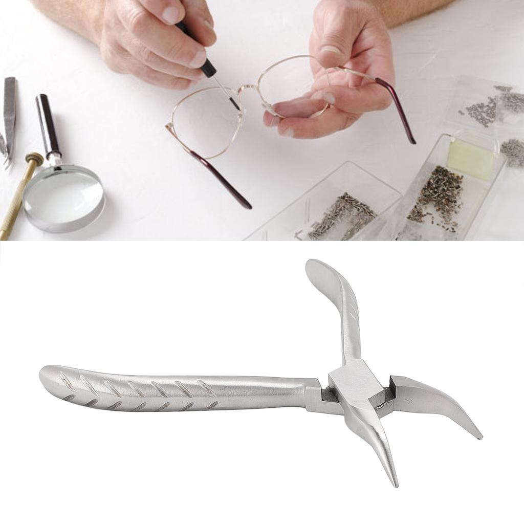 Eyeglasses Nose Pad Pliers Stainless Steel Adjusting Pliers Eyeglasses Repair Maintenance Tool