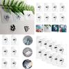 Non Drill Adhesive Hook Stainless Steel Transparent Wall Mount For Home Organization