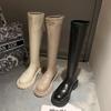 But Knee Boots Women's Autumn and Winter Europe and the United States New Thick-soled Thick Heel Fashion Thin Knight Boots
