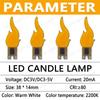 LED 3v Candle Flame Lamp Cob LED Light Bulb Diode Party Camping Decoration Home Light Bulb Accessories DIY LED Chip