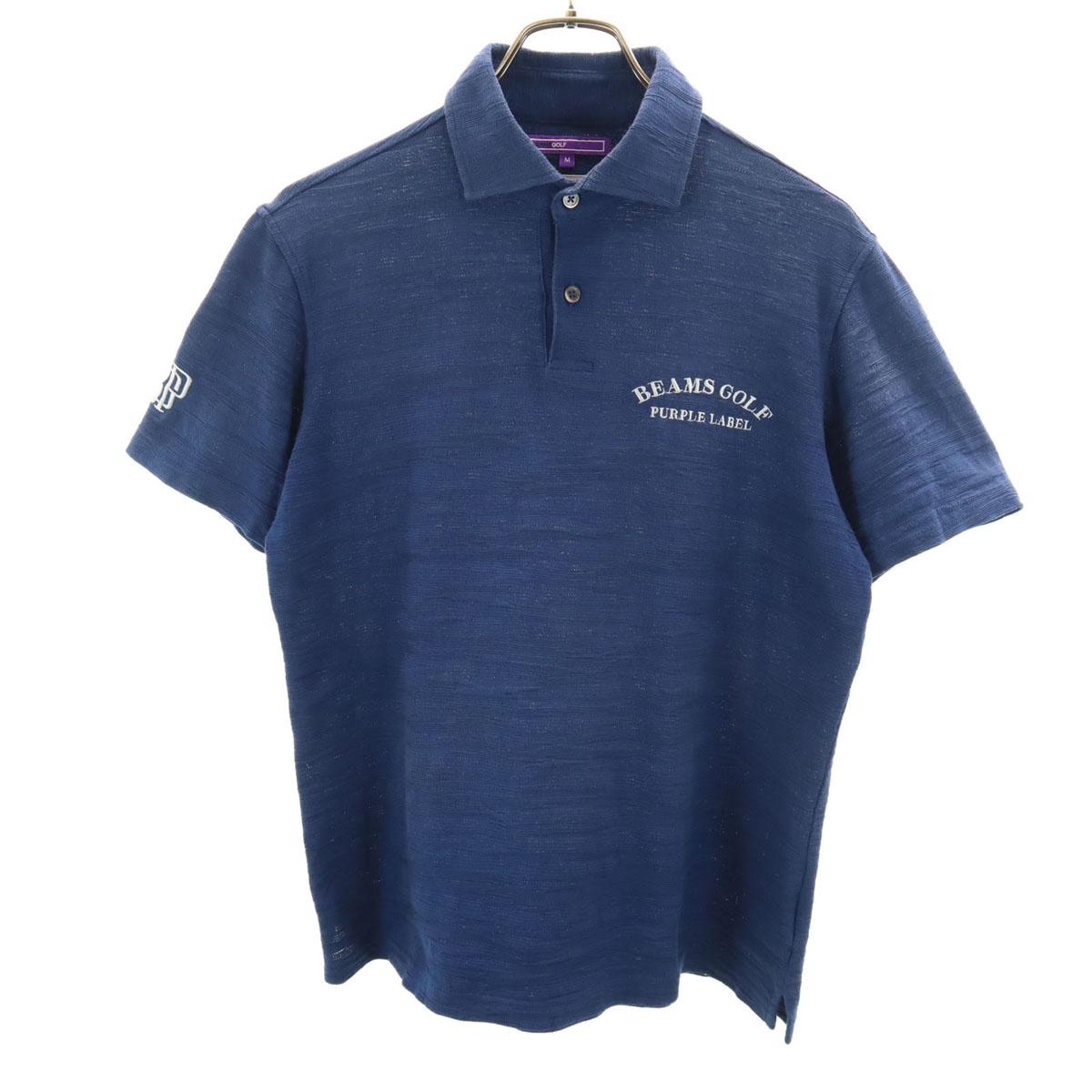 

BEAMS GOLF made in Japan Short sleeve Polo shirt M Navy Men s Used