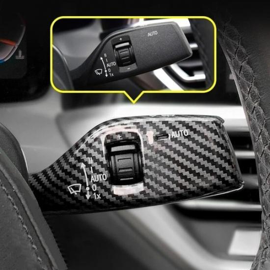 Car Steering Wheel Turn Wiper Switch Lever Cover Trim For BMW 1 2 3 X1 X2 Series