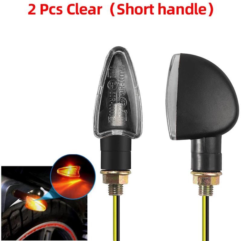 Universal Motorcycle Halogen Turn Signal Light Motorcycle Blinker Lights 12V 10mm Turn Signal Lamp For Honda For YAMAHA
