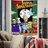 Cartoon TThe Cool SSimpsons Printed Large Wall Tapestry Hanging Tarot Hippie Wall Rugs Dorm Art Home Decor