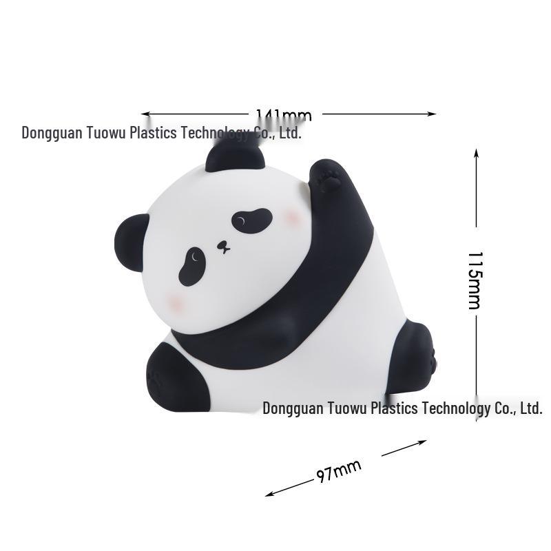 Kung Fu Panda Silicone Night Light - Sleep Companion & Bedside Atmosphere Lamp