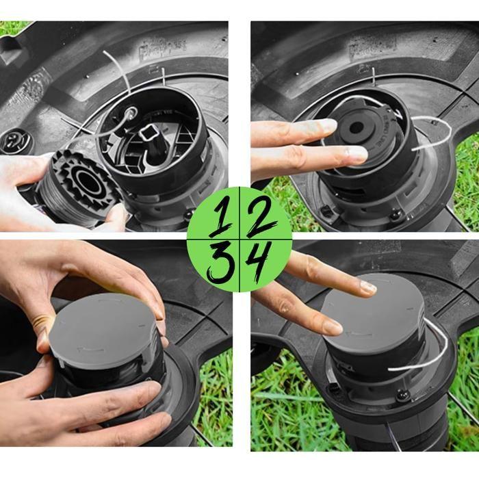 Bobină de fir pentru trimmer - Bosch - F016800569 - Ø1,65 mm - L5 m - Pachet de 6