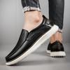 Brand Men's Casual Shoes Leather Men Business Men's Oxford Shoes Breathable Roman Men Dress Shoes Luxury Moccasins Loafers 38-44