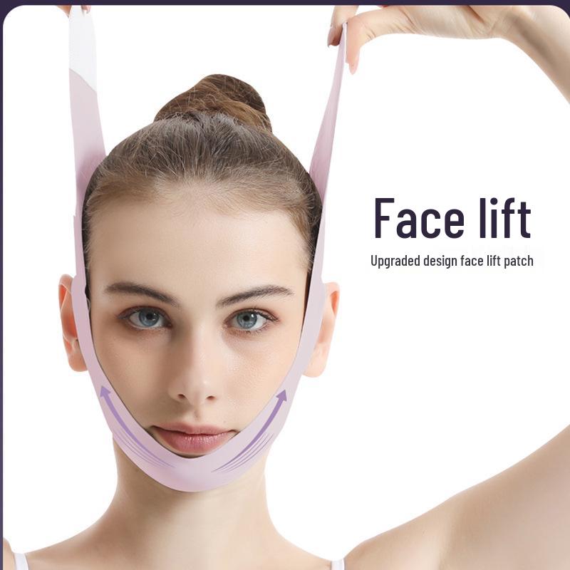 Purple Face Lifting Mask for Slimming Double Chin & Nasolabial Folds
