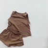 Retro Japanese Korean Style Loose Solid Unisex Kids Summer Shorts
