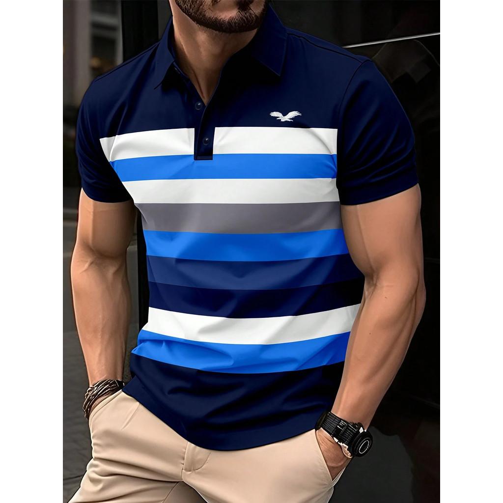 Baju Polo Musim panas untuk Lelaki Tepat Bisnes Atas · Short Sleeve T-Shirt Tops S