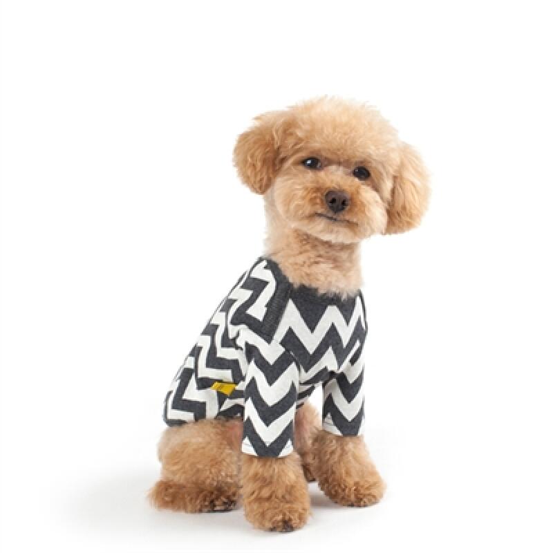 Zigzag T-shirt _Charcoal S