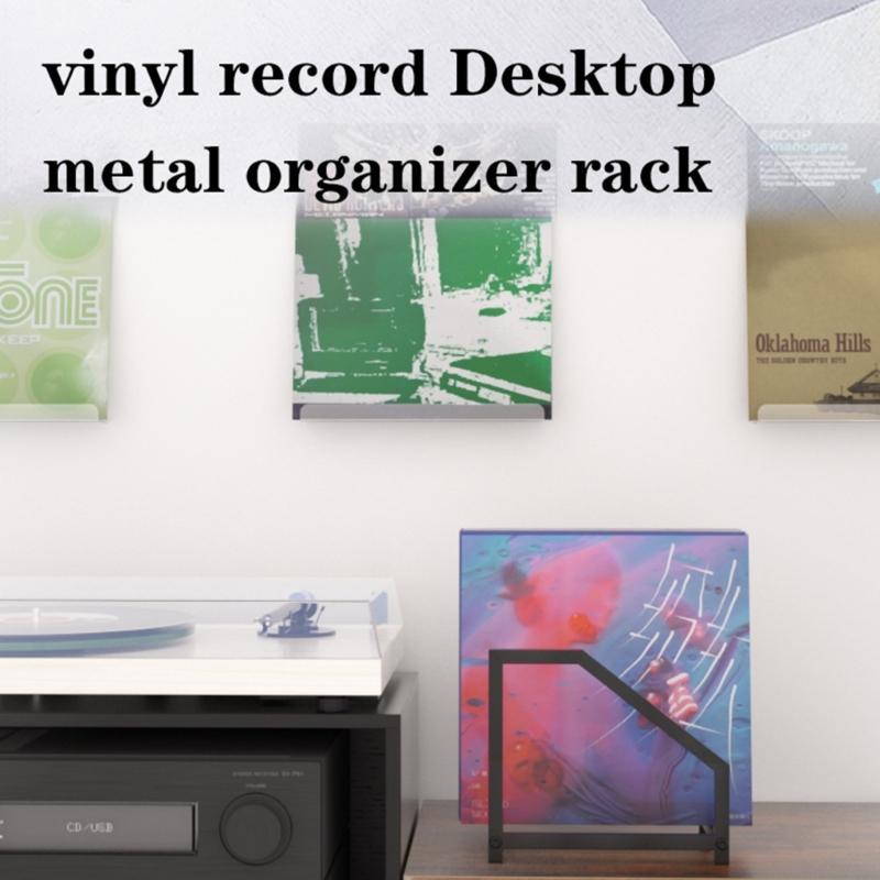 Multi Grade Metal Album Record Holder Brief Storage Rack For Easy Categorization By Genre Artist Or Periods