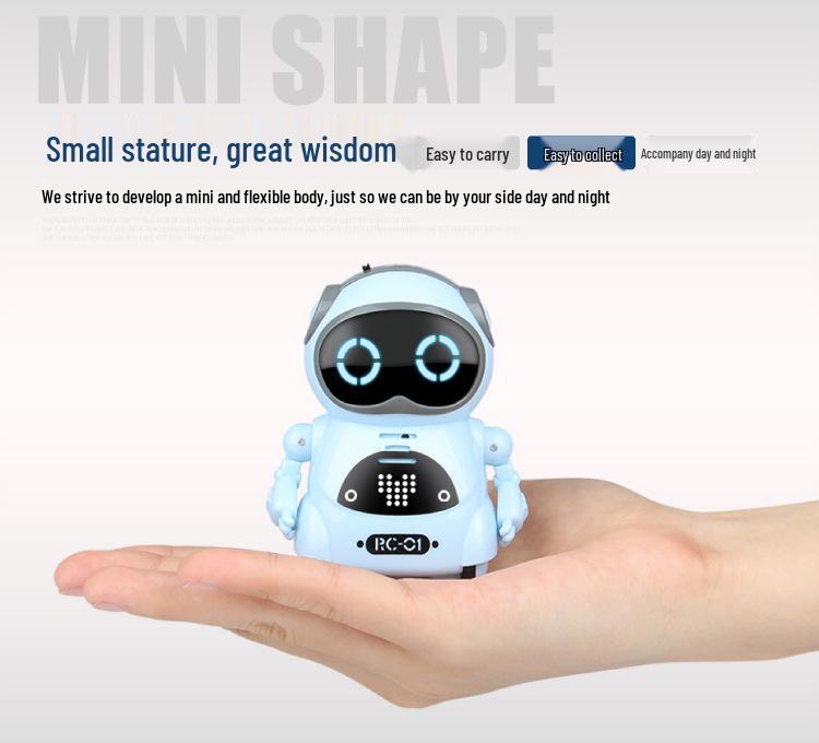 Zhile Children's Interactive Mini Pocket Robot: Multi-functional Voice-Activated Early Education Toy.