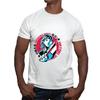 Anime-Mädchen Geschenk Japanische Zeichen Illustration Geschenk für Anime-Fans Männer Frauen Grau Mehrfarbig T-Shirt