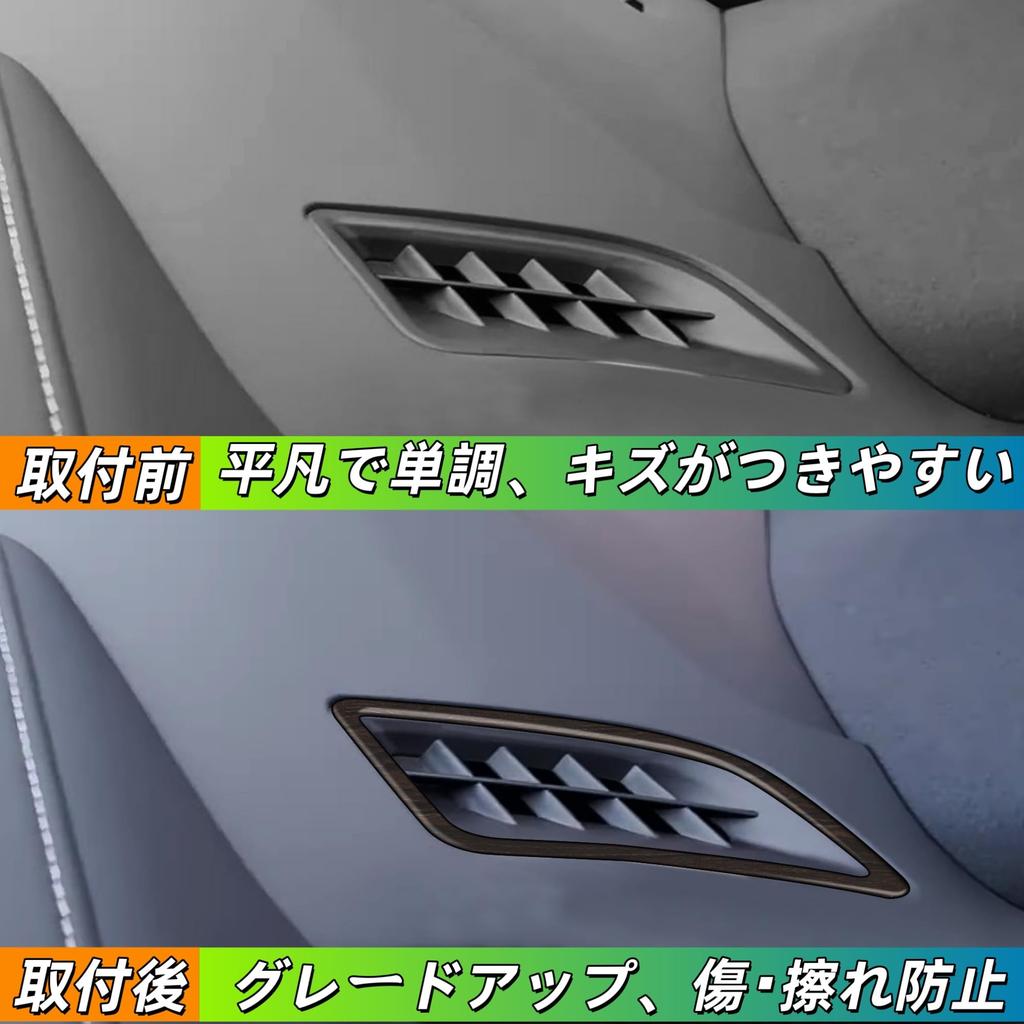 Compatible with Kylorune Alphard Vellfire 40 Series Accessories, Vent Frame Panel Cover, Dedicated Goods,