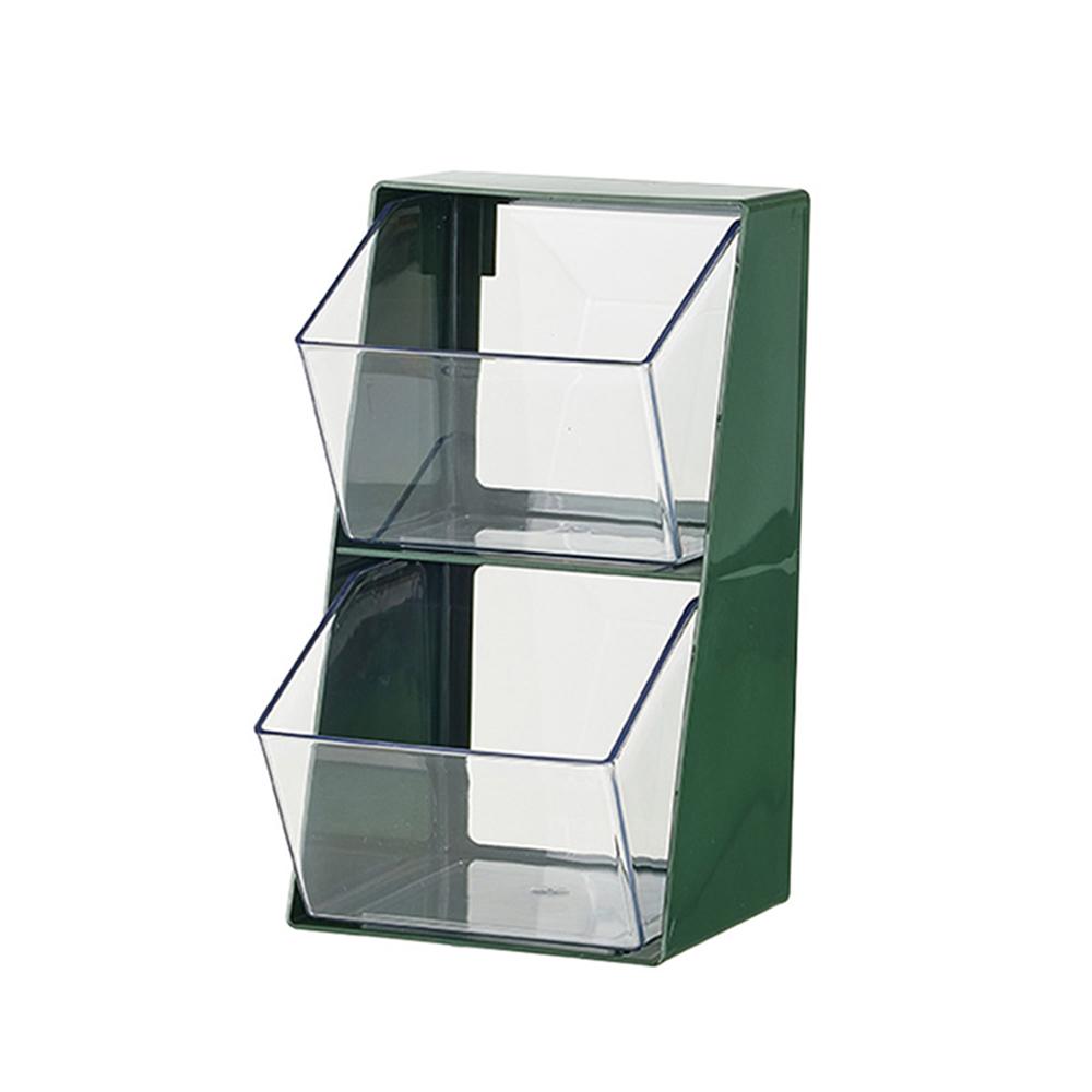 Tea Bag Storage Box Coffee Capsule Storage Rack Family Bar Table Top Multi-Layer Large Capacity Snack Tea Storage Organizer Box