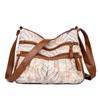 Crossbody bag retro fashion splicing simple shoulder bag