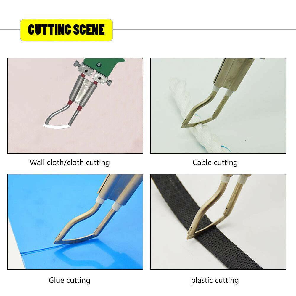 R Type Alloy Steel Cutter Blade Corded Electric Handheld Hot Cutting Knife 150g Nylon Fabric Rope Woven Power Tool Accessories