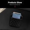 Organizer multifunzione per auto, tasca portaoggetti per auto, scatola portaoggetti per carte, telefono, chiavi, astuccio adesivo, accessori per interni auto