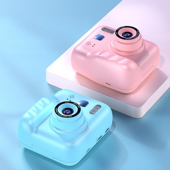 Children Instant Camera with 2-inch IPS Screen 1080P Portable Travel Video Recording Toddler Instant Digital Print Camera Toy with Photo Paper