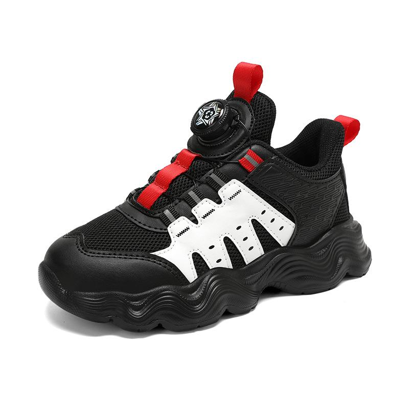 Classmates Boys breathable double mesh non-slip sneakers 2025 autumn new middle-aged and older children's casual shoes