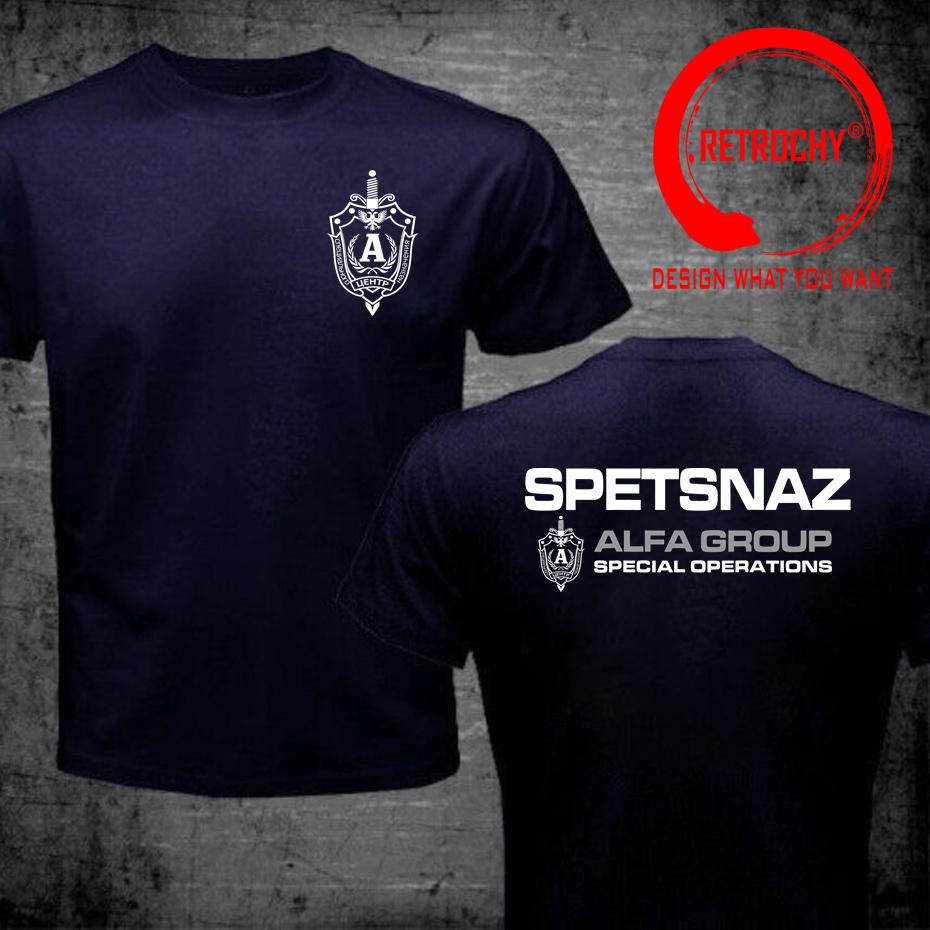 New Summer Unisexs Cotton Casual Loose Fit Plus Size T Shirt Unisex Russian Spetsnaz Special Forces Spetsgruppa V Vympel Group Tshirt