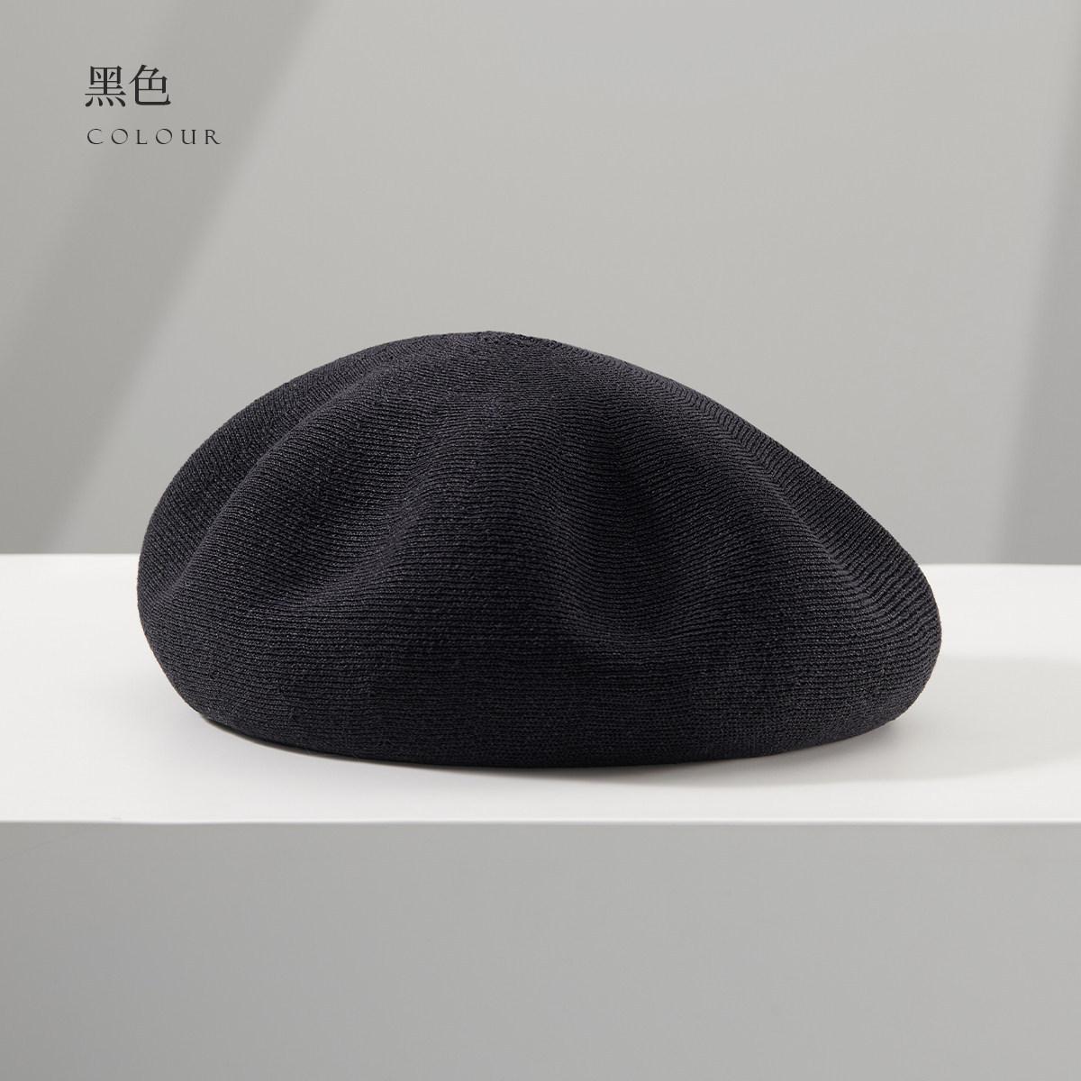 

Summer Exclusive Hat Beret Children S New Spring And Summer Fresh Thin Breathable Light Big Head Circumference Shopping (56-58cm) adjustable