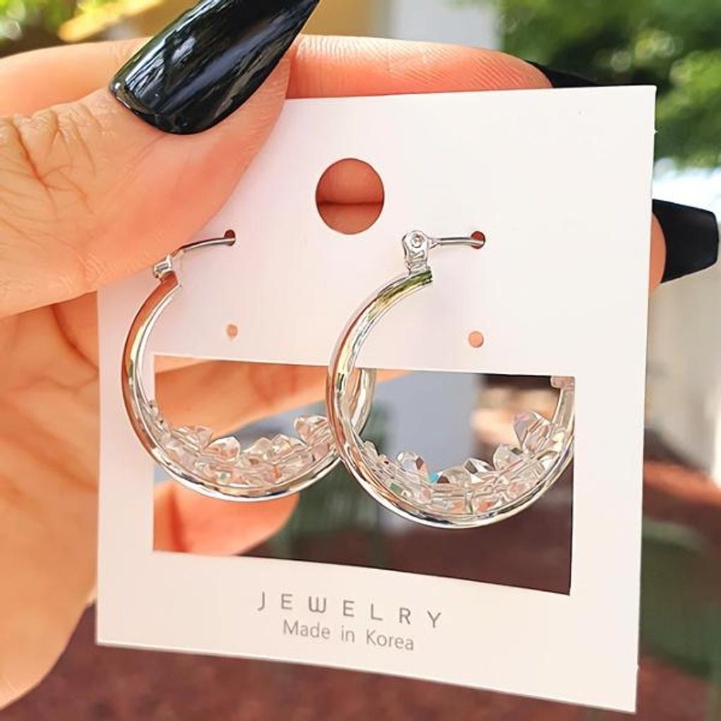 Women's Pacific Ring (Sparkling Beach Earrings)