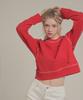Iteoneolmomeonteu Outstitch Point Sweatshirt - Red