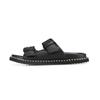 Barbara Leather Buckle Decoration Men S Mule Slide 1.5cm 2 colorS Bmi301