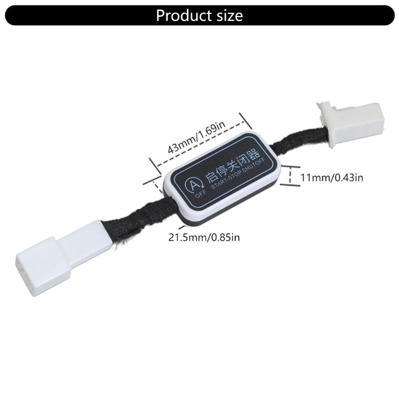 Start Stop Bypass Kit Engine Start Stop Override Intelligent Start Stop Memory Function Device for Car Ensures Longevity