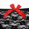 Steel Ring Passionate Fun Lingerie with Bow Lace Half Cup
