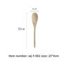 Wooden Spoon With Nordic Style Finish For Home Kitchen Cooking And Gift Use