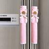 1Pc Fabric Polka Dot Doorknob Gloves Cloth Handle Door Fridge Home Cover Handle