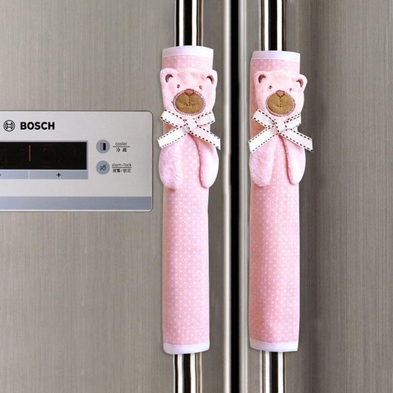 1Pc Fabric Polka Dot Doorknob Gloves Cloth Handle Door Fridge Home Cover Handle