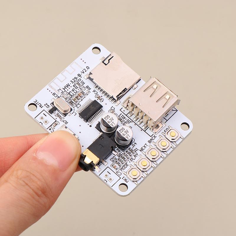 Bluetooth Audio Receiver Board With Usb Tf Card Slot Decoding Playback Preamp Output A7-004 5V 2.1 Wireless Stereo Music Module