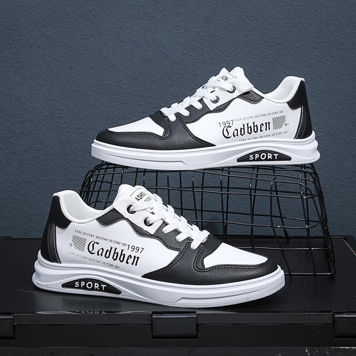 

Men s shoes 2025 new spring breathable little white shoes men s versatile trendy shoes boys sports and leisure shoes student board shoes 39